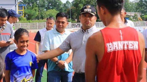 Walikota Arief Berikan Semangat Kepada Atlet Jelang Porprov Banten