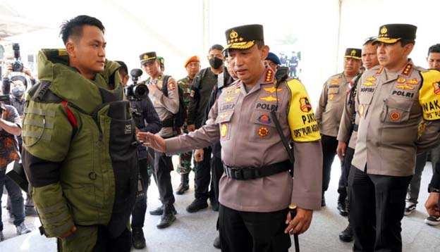 Kapolri Pastikan Peralatan Personel Jelang Kegiatan KTT G20