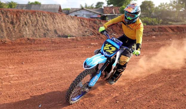 Jelang Porprov VI Banten, Atlet Lakukan Uji Coba Venue Motocross