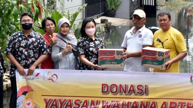 Yayasan Wahana Artha Salurkan Bantuan untuk Korban Banjir