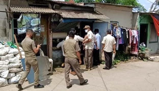 Satpol PP Kabupaten Tangerang Data Bangli di Kalimati Pasar Kemis