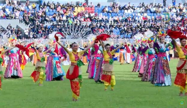 Tari Wangkawa Bumi Surosoan Meriahkan Pembukaan Porprov VI Banten