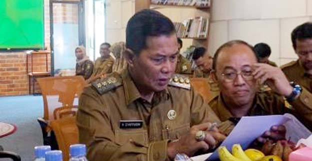 Walikota Serang Ikuti Rakoor Nasional Pengendalian Inflasi Daerah