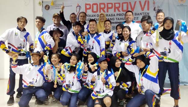 Cabor Panjat Tebing Kota Tangerang Sukses Merebut 24 Medali Emas