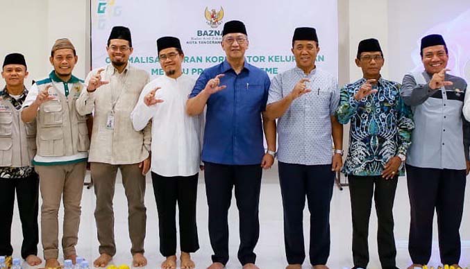 Wujudkan Pengelolaan Zakat dan Infaq yang Profesional, Sekda Bambang Lantik Korkel