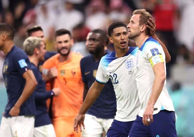 Inggris 1-2 Prancis: The Three Lions Tersingkir dari Piala Dunia