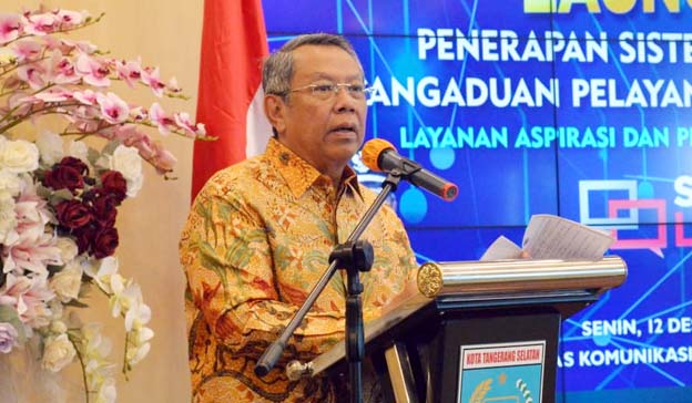 Transparansi Informasi, Pemkot Tangsel Luncurkan Portal Satu Data