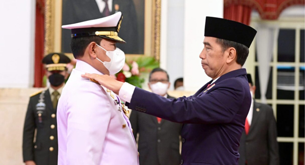 Presiden Jokowi Lantik Yudo Margono sebagai Panglima TNI