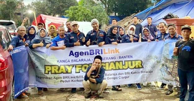 Agen BRILink Balaraja Berikan Bantuan untuk Korban Gempa Cianjur