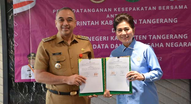 Bupati Zaki Tanda Tangani MoU dengan Kejaksaan Negeri Tangerang