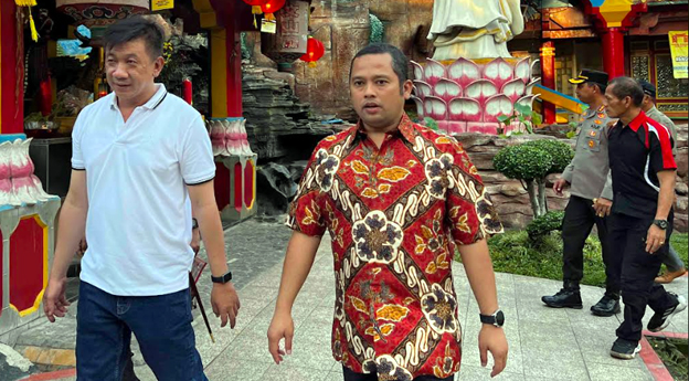Walikota Arief Lakukan Monitoring Vihara Bersama Forkopimda