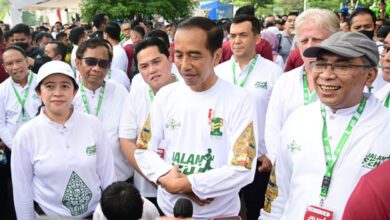 Menuju 1 Abad NU, Presiden Jokowi Buka Kegiatan Jalan Sehat