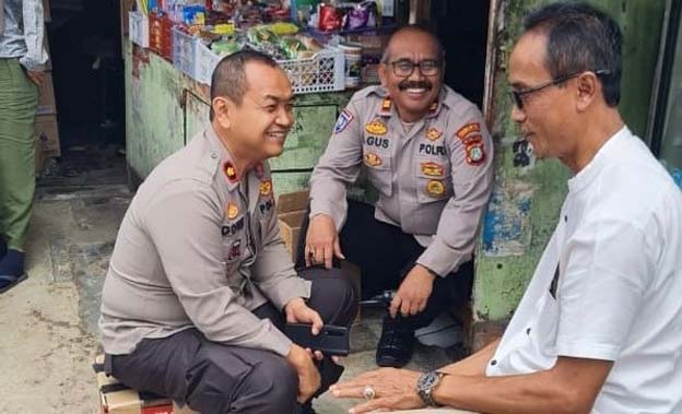 Kamtibmas, Kapolsek Jatiuwung Turun Langsung Temui Masyarakat