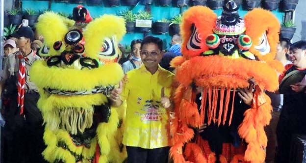 Hadiri Perayaan Cap Go Meh, Sachrudin: Terus Jaga Kebhinekaan