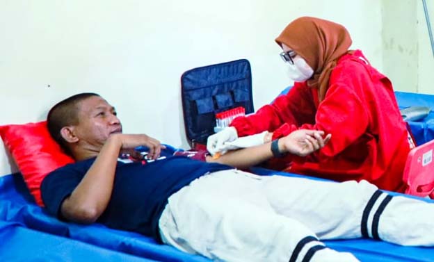 Giat Donor Darah, Pilar Saga Ajak Masyarakat untuk Peduli Kesehatan