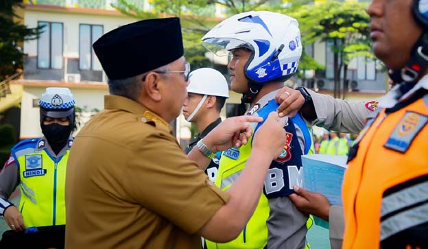 Walikota Benyamin Pimpin Apel Gelar Pasukan Operasi Keselamatan Jaya