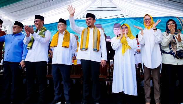 Pilar Saga Sambut Ribuan Peserta Pawai Taaruf MTQ ke-XIV