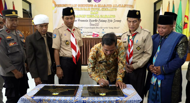 Syafrudin Apresiasi Pembangunan Masjid Al-Kasyiifa Kwarcab Kota Serang