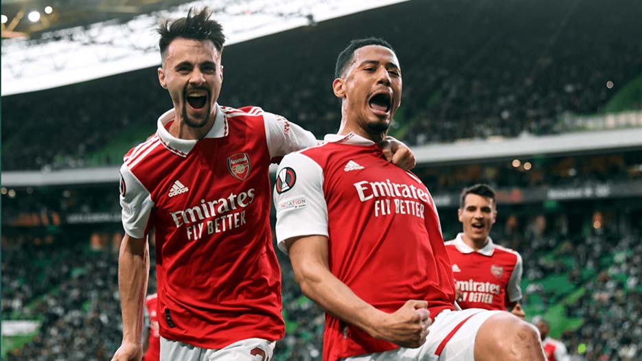 Sporting 2-2 Arsenal: William Saliba Membuka Gol The Gunners