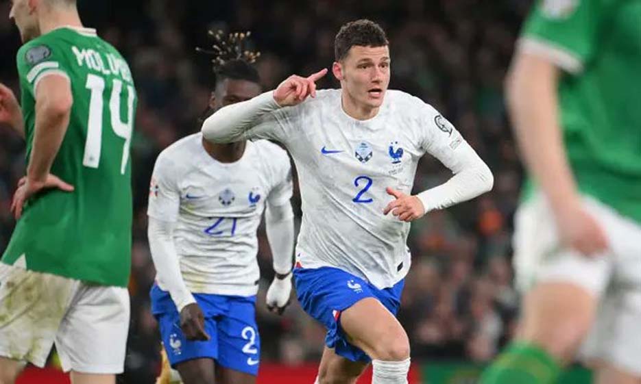 Republik Irlandia 0-1 Prancis: Benjamin Pavard Cetak Gol Kemenangan
