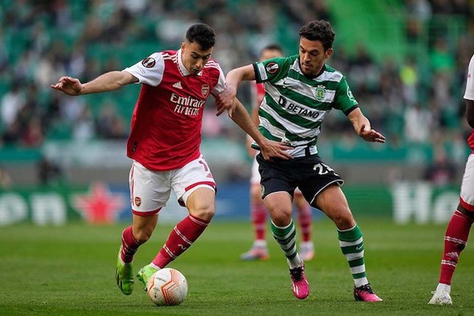 Sporting 2-2 Arsenal: William Saliba Membuka Gol The Gunners