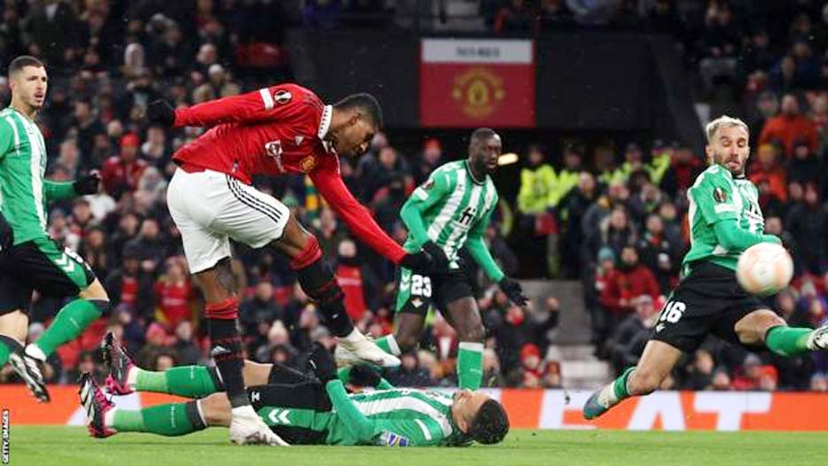 Man United 4-1 Real Betis: MU Unggul di 16 Besar Liga Europa