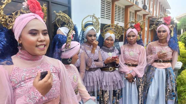 Festival Seni Budaya Banten, Pelajar Papua Bawakan Tarian Banten
