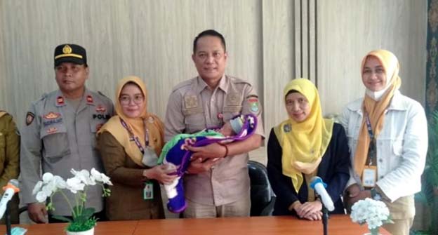 Dinsos Urus Bayi Temuan Warga di Perumahan Taman Adiyasa Cikasungka