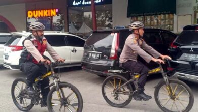 Antisipasi Kejahatan Polisi Lakukan Patroli di Rest Area Pinang