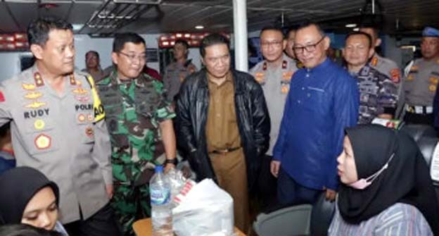 Al Muktabar Tinjau Pelayanan Arus Mudik di Pelabuhan Merak