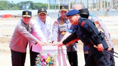 Zaki Dampingi Kapolri Groundbreaking Gedung Batalion A Brimob