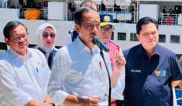 Presiden Tinjau Pelabuhan Merak Pastikan Kesiapan Arus Mudik