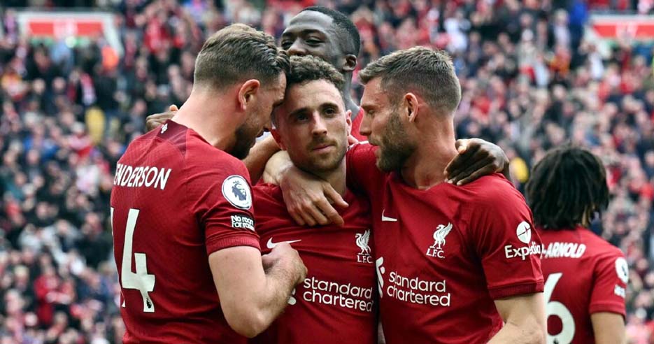 Liverpool 4-3 Tottenham: Diogo Jota Mencetak Gol Kemenangan