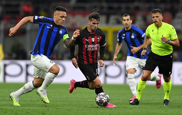 AC Milan 0-2 Inter Milan: Dzeko dan Mkhitaryan Cetak Gol Kemenangan