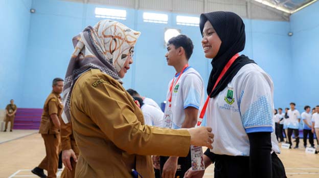 Pemprov Kukuhkan Atlet Pelatda Banten untuk Popnas XVI 2023