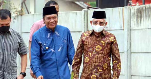 Sambut Kepulangan Wapres, Al Muktabar Laporkan Sejumlah Capaian