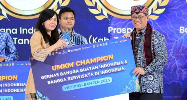 Kabupaten Tangerang Raih UMKM Champion di Karya Kreatif Banten 2023