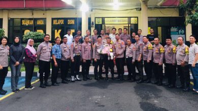 Polsek Karawaci Gelar Halal Bihalal dan Santunan Anak Yatim