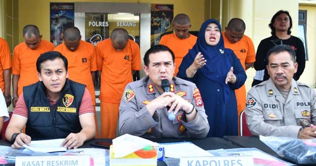 Polres Serang Ringkus Pelaku Begal Motor Modus Debt Collector