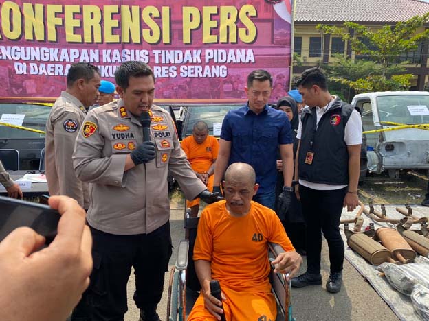 Diberi Timah Panas, Polres Serang Ringkus 3 Pelaku Curanmor Mobil