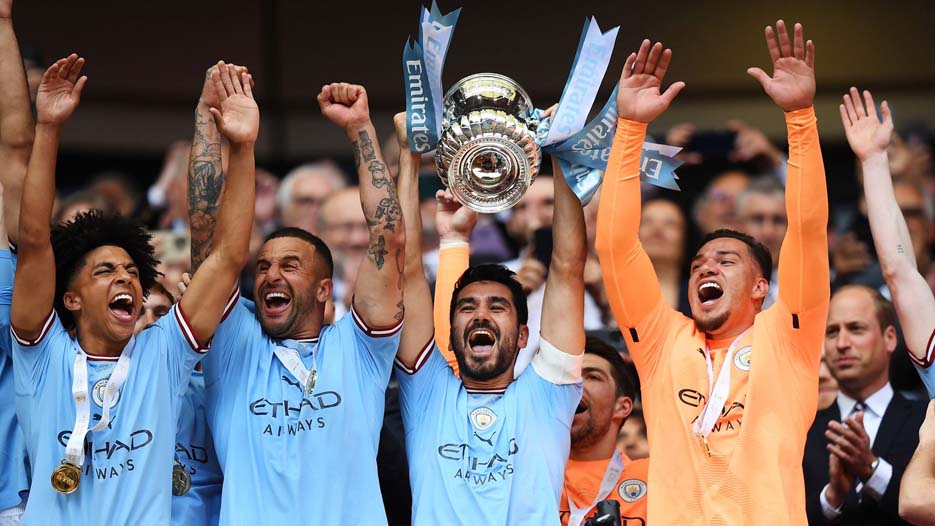 Kalahkan Man Utd 2-1, Manchester City Cetak Kemenangan Piala FA