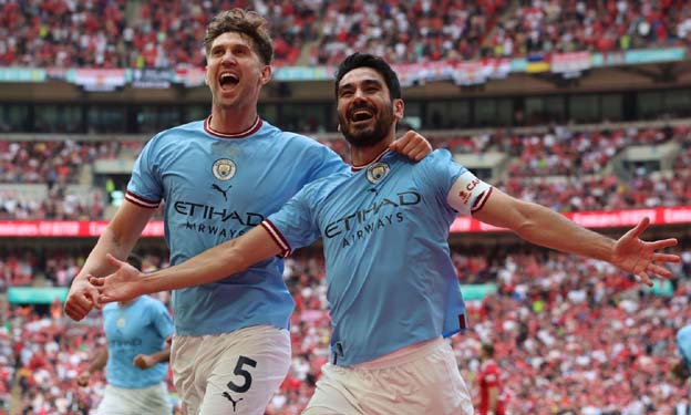 Kalahkan Man Utd 2-1, Manchester City Cetak Kemenangan Piala FA