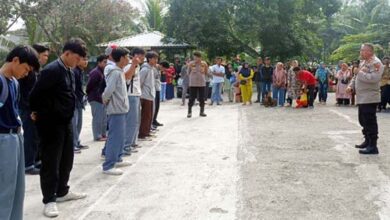 Polsek Pakuhaji Pulangkan 19 Pelajar Pelaku Tawuran pada Keluarga