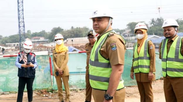 Zaki Tinjau Proyek Pembangunan Jalan dan RSUD Tigaraksa