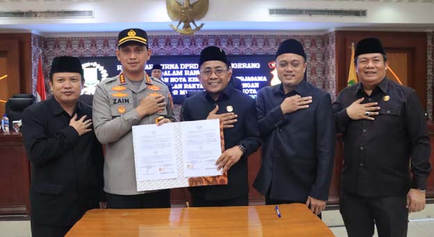 DPRD Kota Tangerang Teken MoU Dengan Polres Metro Tangerang Kota