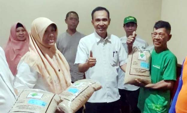 Jaga Ketahanan Pangan, DKP Kota Tangerang Bagikan 1 Ton Bibit