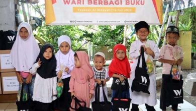 WARI Berbagi Buku Baca Anak di Yayasan Al Hidayah Kota Tangerang