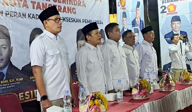 Gelar Konsolidasi, DPC Gerindra Kota Tangerang Fokus Menangkan Pemilu dan Pilpres