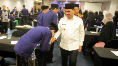 Sachrudin Lepas 130 Kafilah MTQ XX Tingkat Provinsi Banten