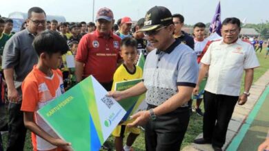 Sachrudin Buka Kejurda Askot 2023 di Stadion Benteng Reborn